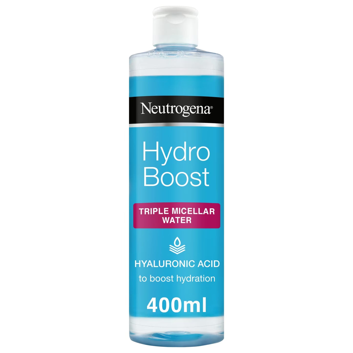 Neutrogena Hydro Boost Triple Micellar Water, with Hyaluronic Acid, Boosts Hydration, Leaves Skin Refreshingly Clean, 400ml Buy Online in KSA